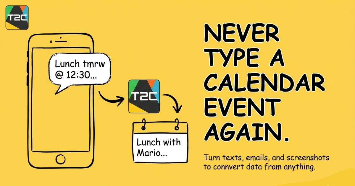 Text2Cal - Your AI Calendar Assistant gallery image