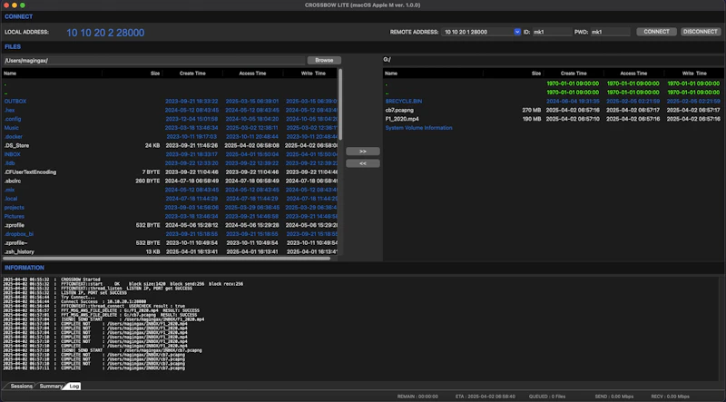 CROSSBOW | Secure UDP File Transfer screenshot 3