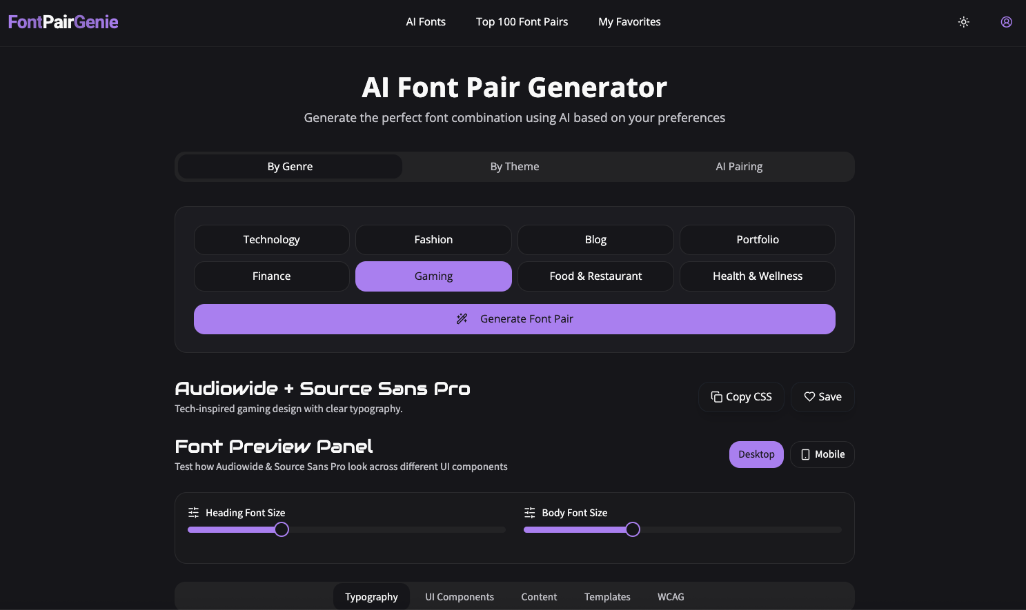 FontPairGenie media 5