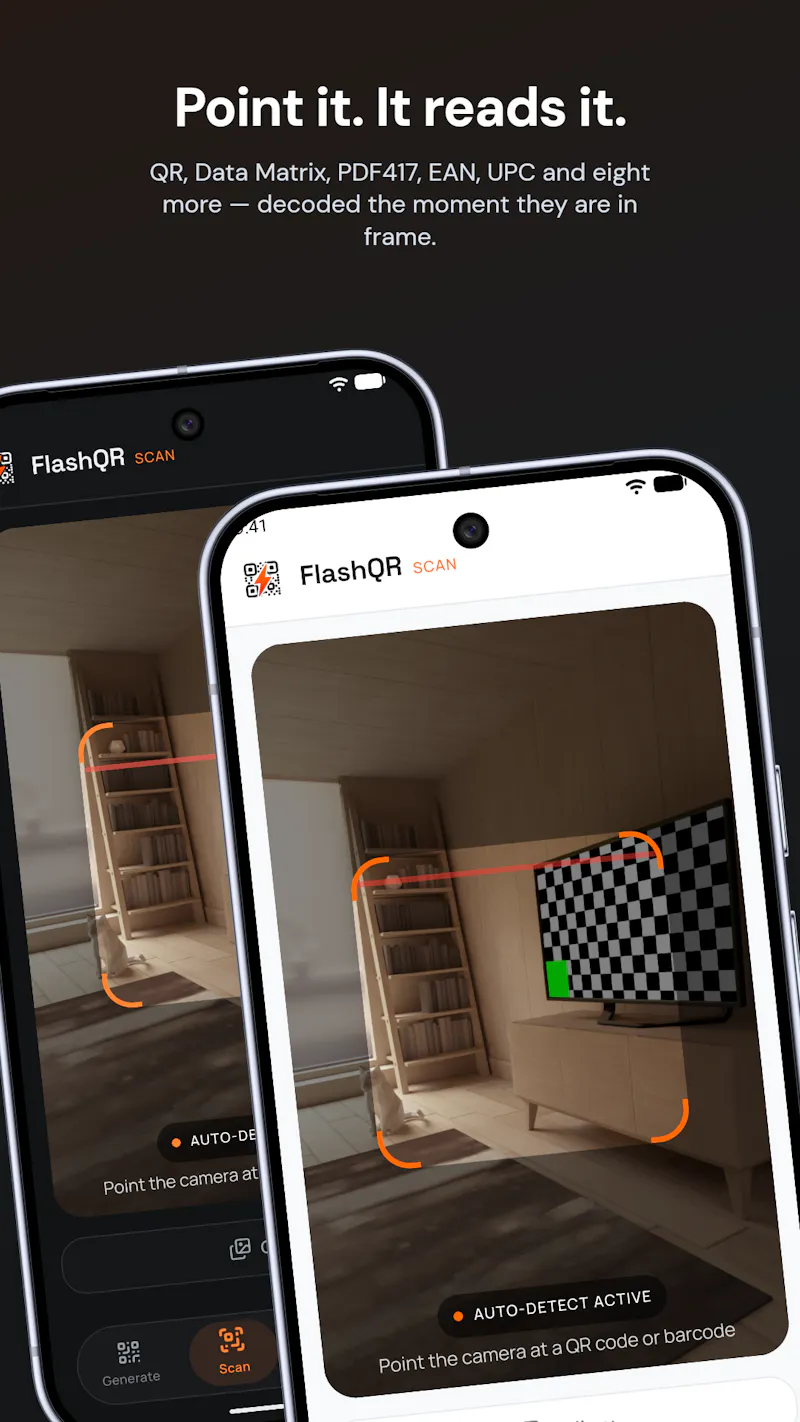 FlashQR: QR Scanner & Creator screenshot 4