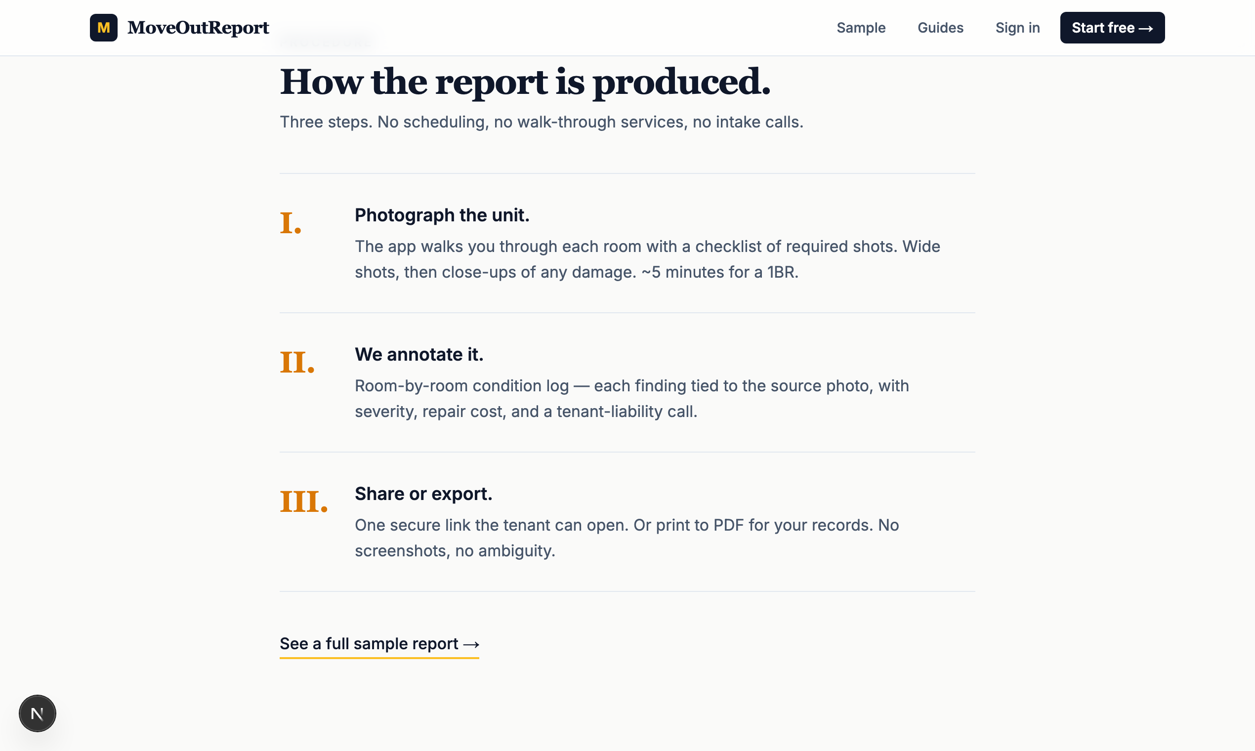 MoveOutReport gallery image