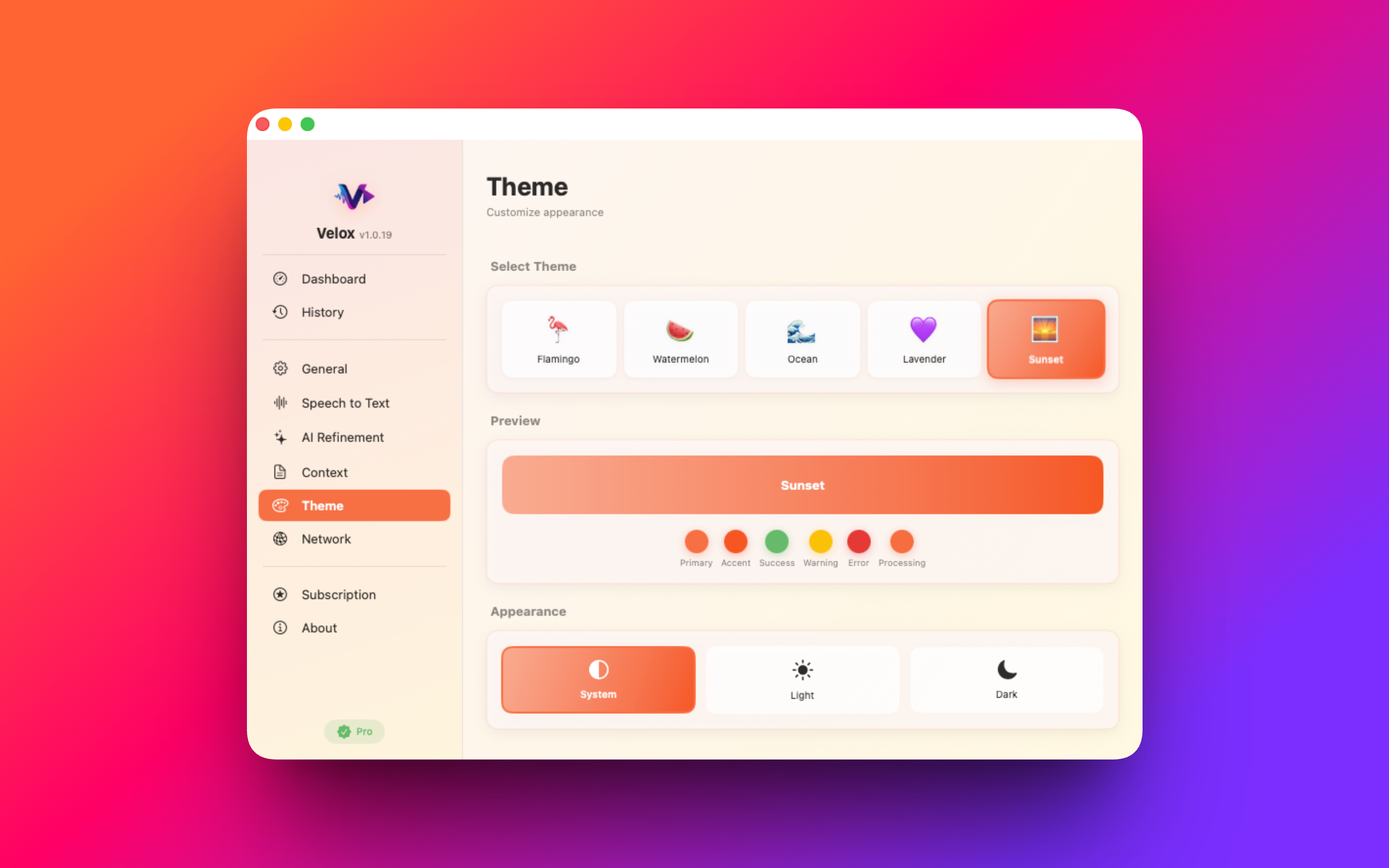Velox - AI voice input - Screenshot 3 showing product features and functionality