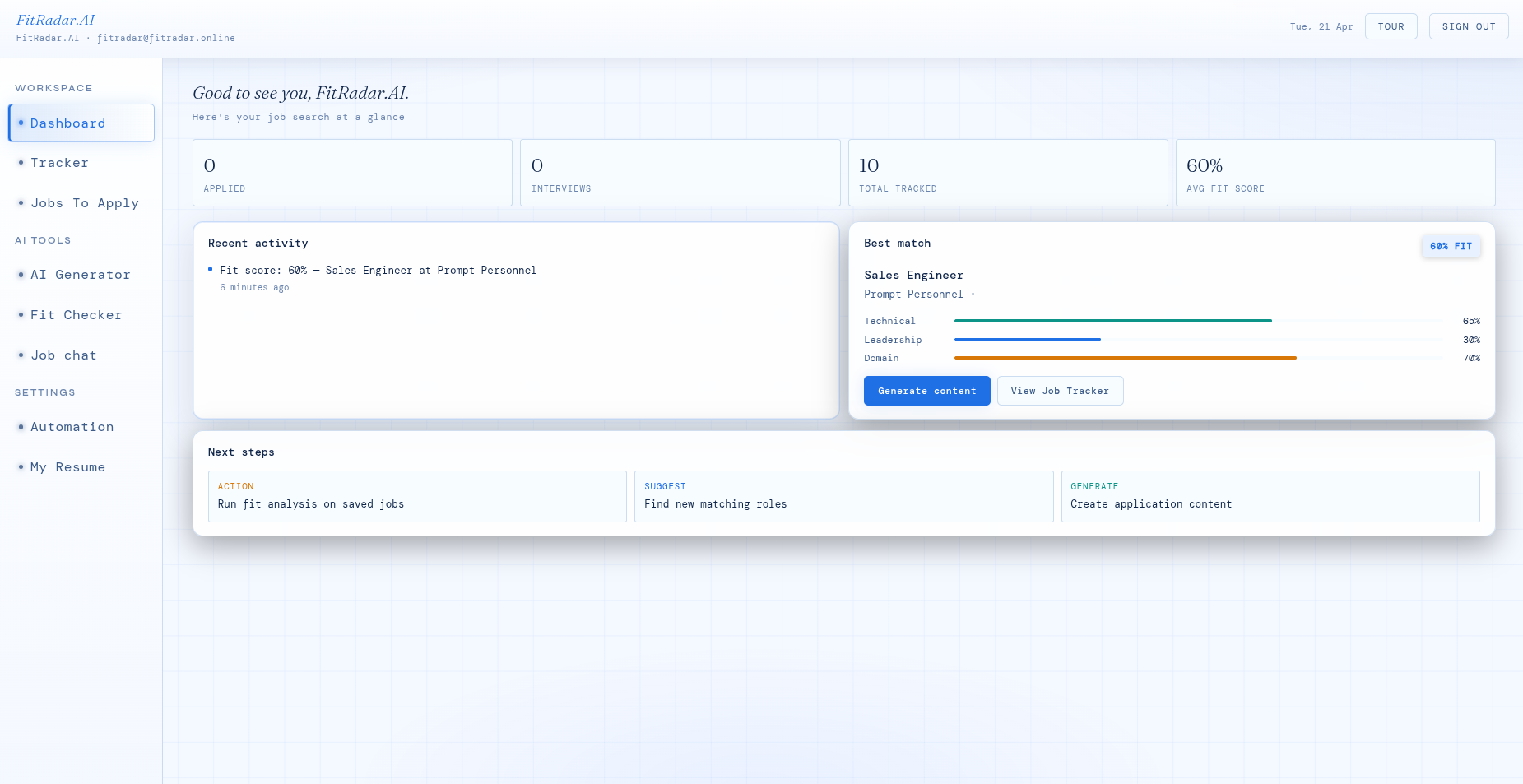 FitRadar gallery image