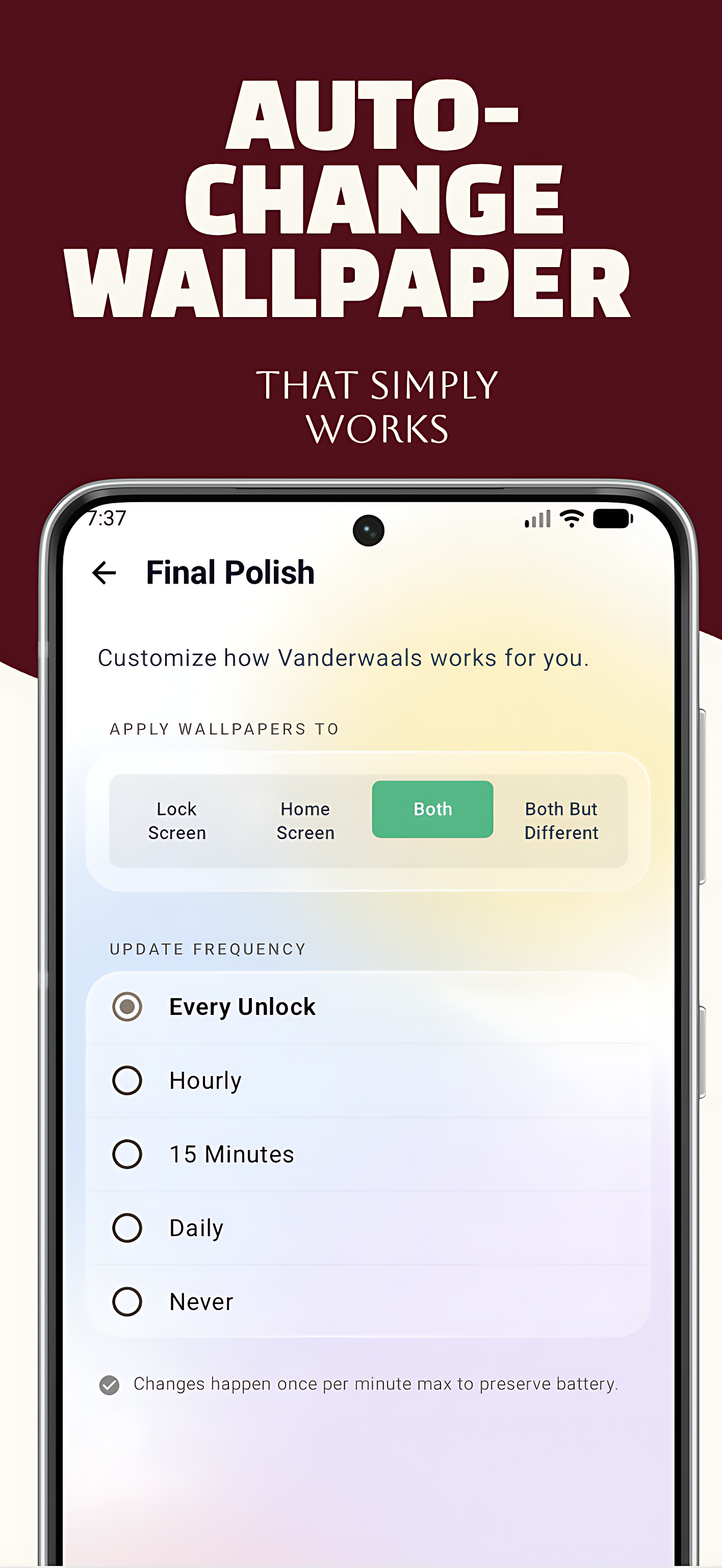 Vanderwaals: Personalized by AI - Screenshot 4 showing product features and functionality