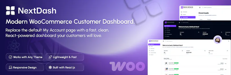 NextDash – Modern Customer Dashboard screenshot 2