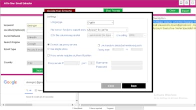 AllINONE Email Extractor And Scraper gallery image