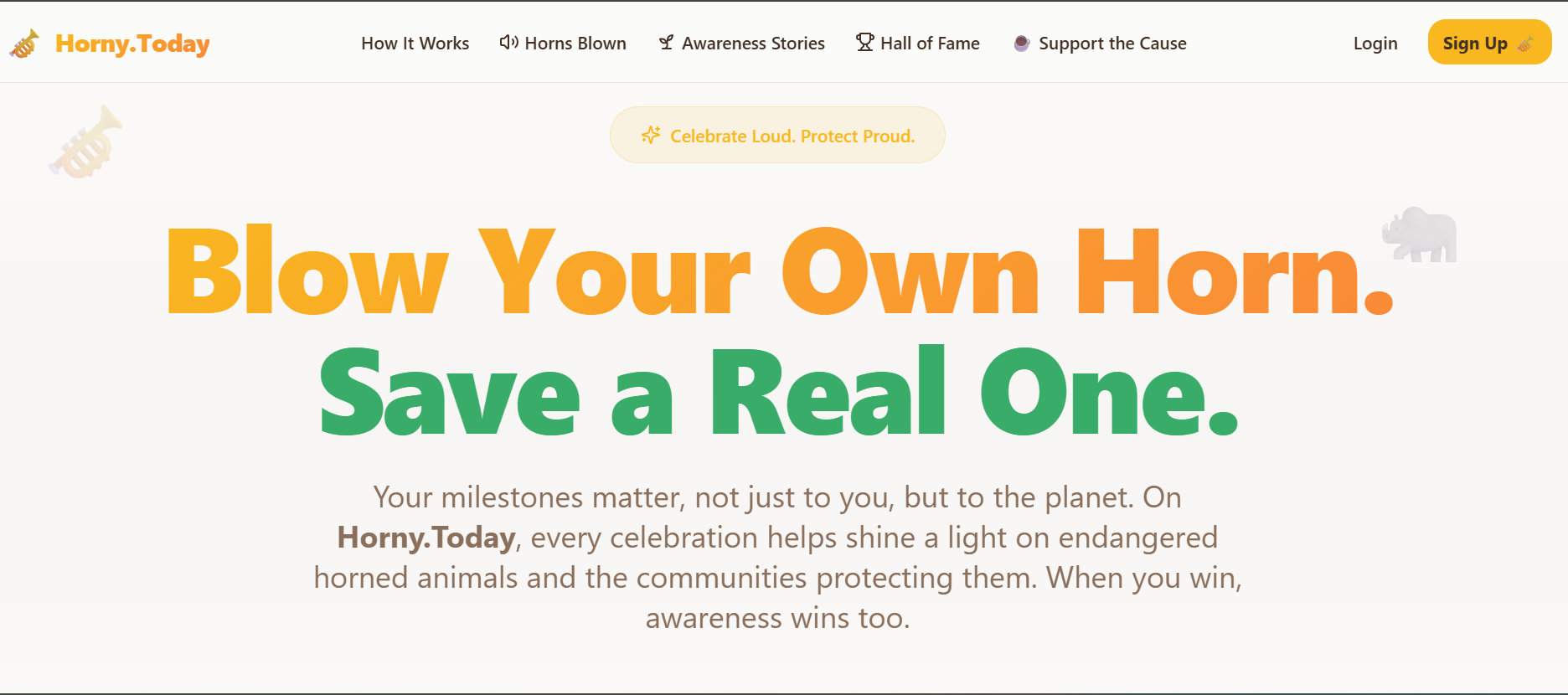 HornyToday logo - Product Hunt launch