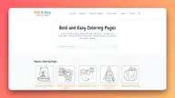 Bold and Easy Coloring Pages
