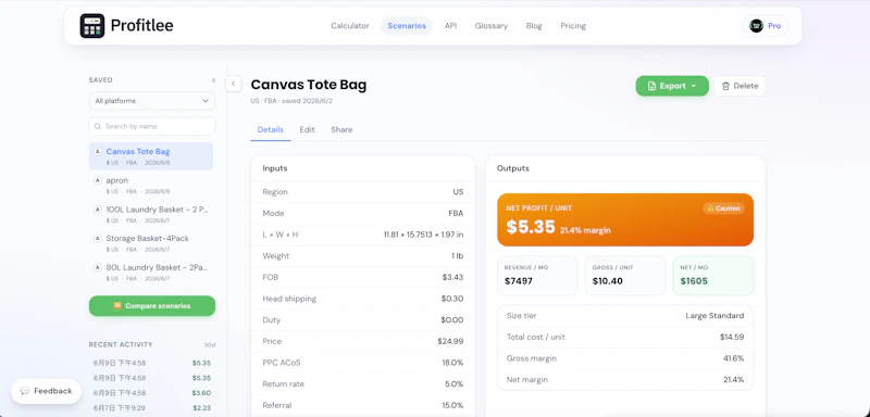 Profitlee.com screenshot 5