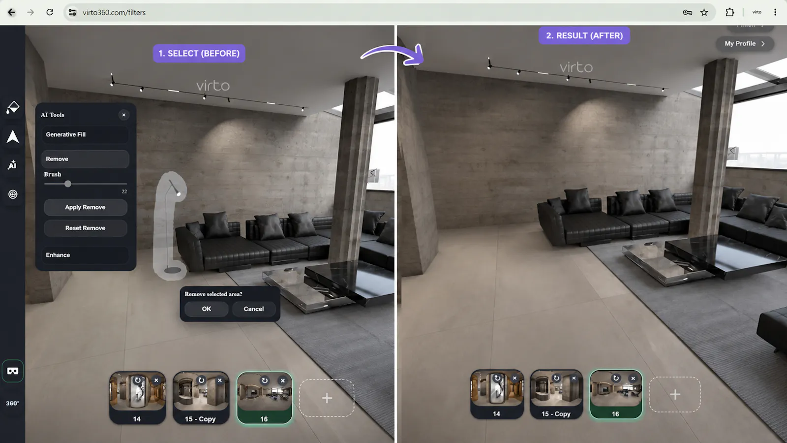 Virto 360 – Virtual Tour Platform screenshot 4