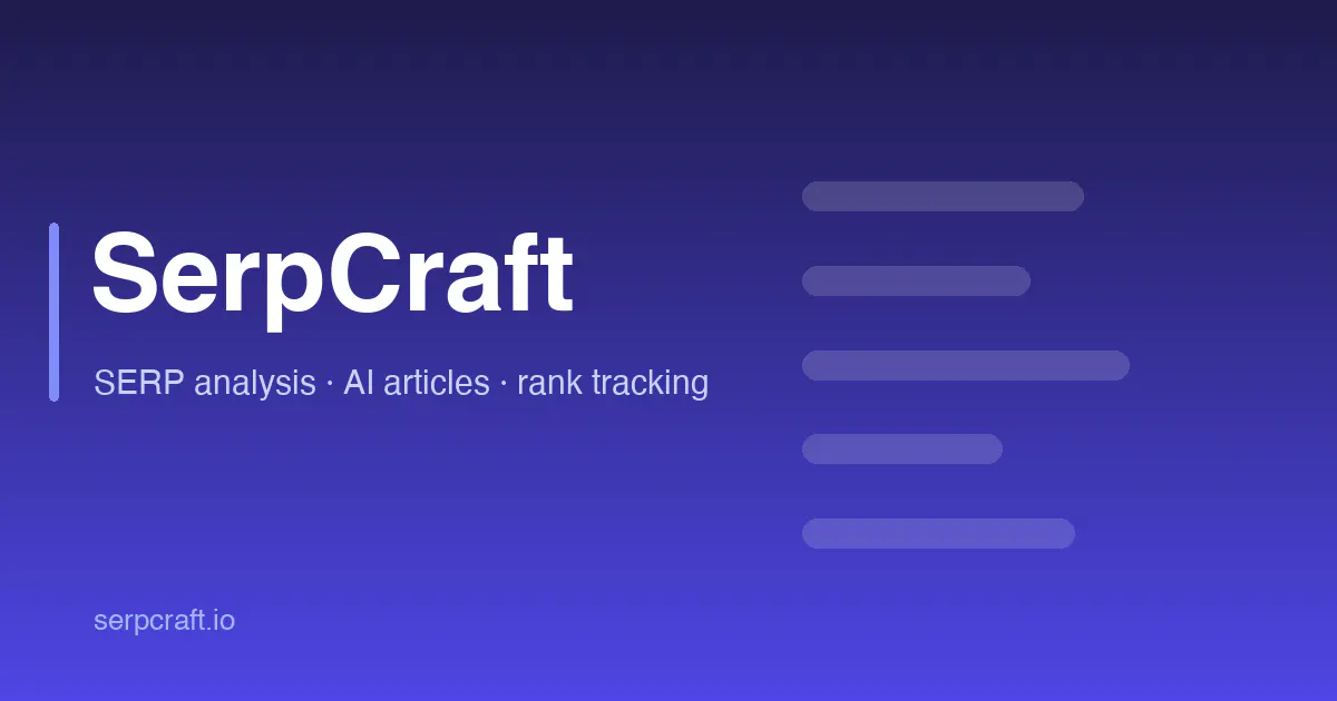 SerpCraft gallery image