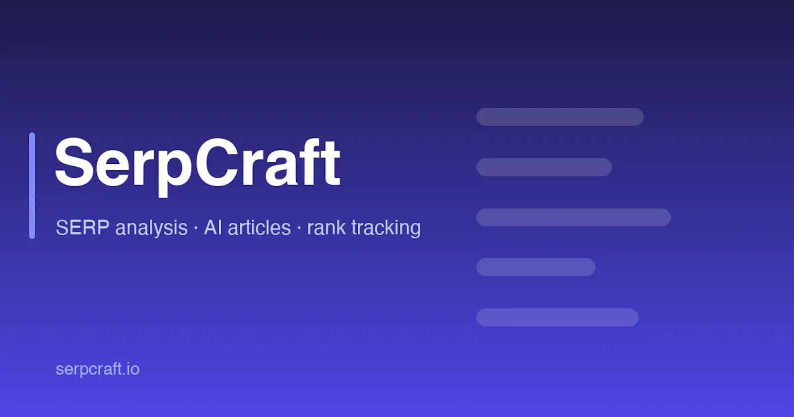 SerpCraft screenshot 1
