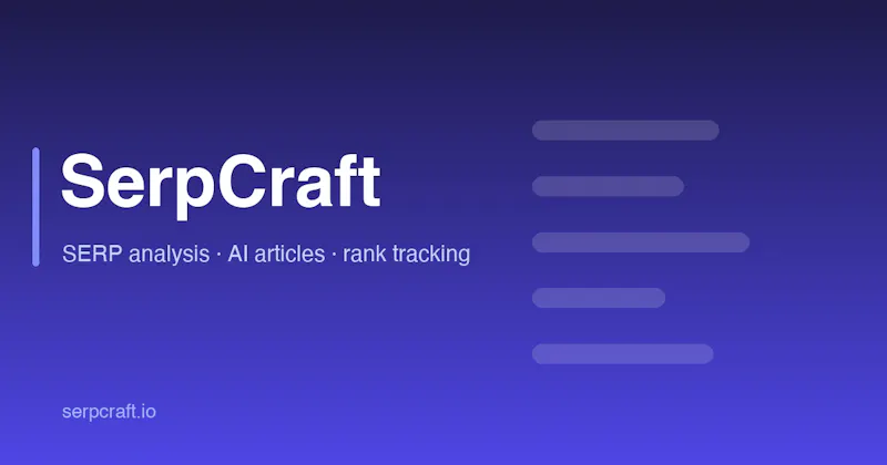 SerpCraft screenshot 1