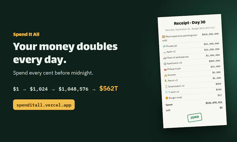 Spend It All screenshot 2