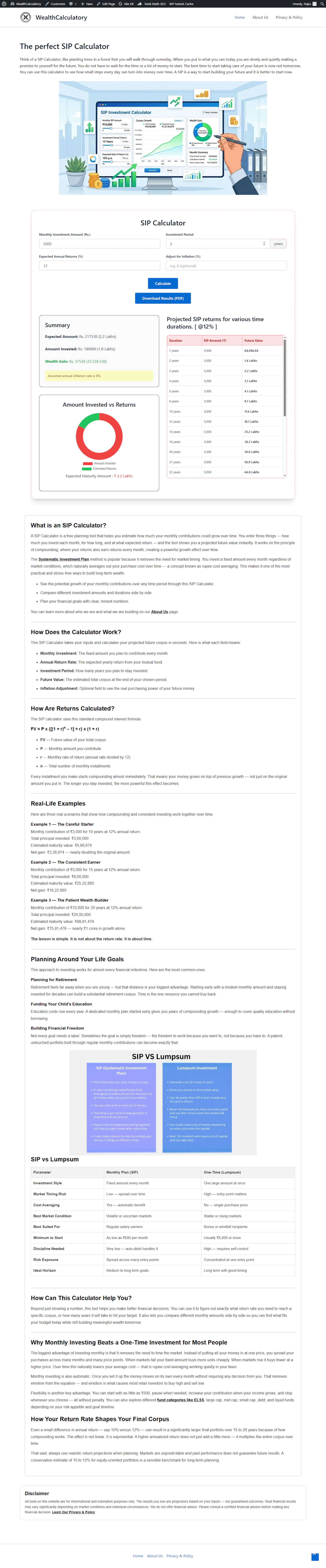 WealthCalculatory screenshot 3