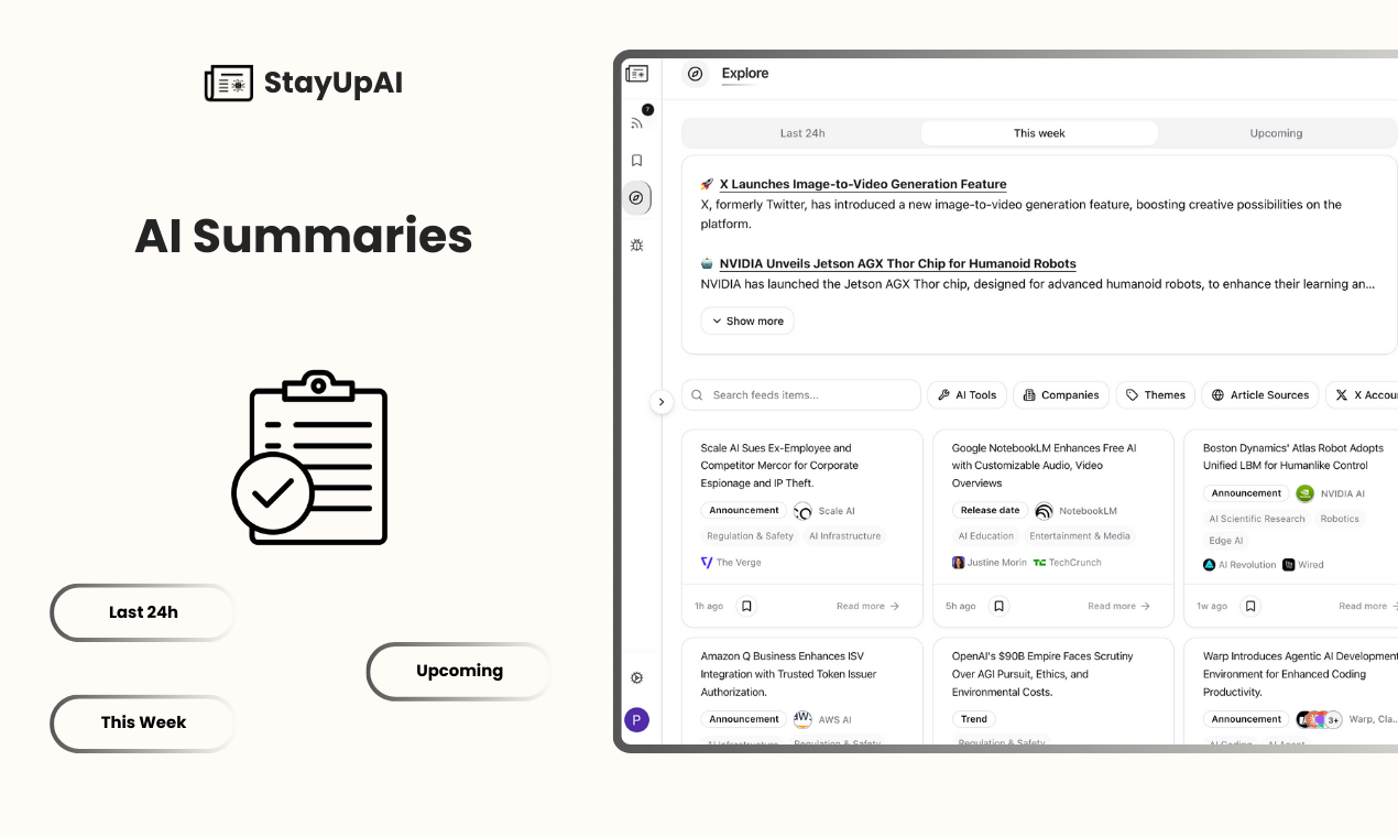 Media StayUpAI - Stay ahead of the AI curve – Never miss what matters 3