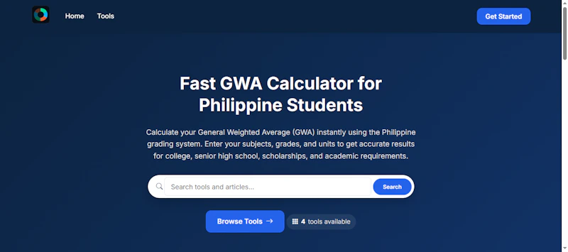 GWA Calculator screenshot 1