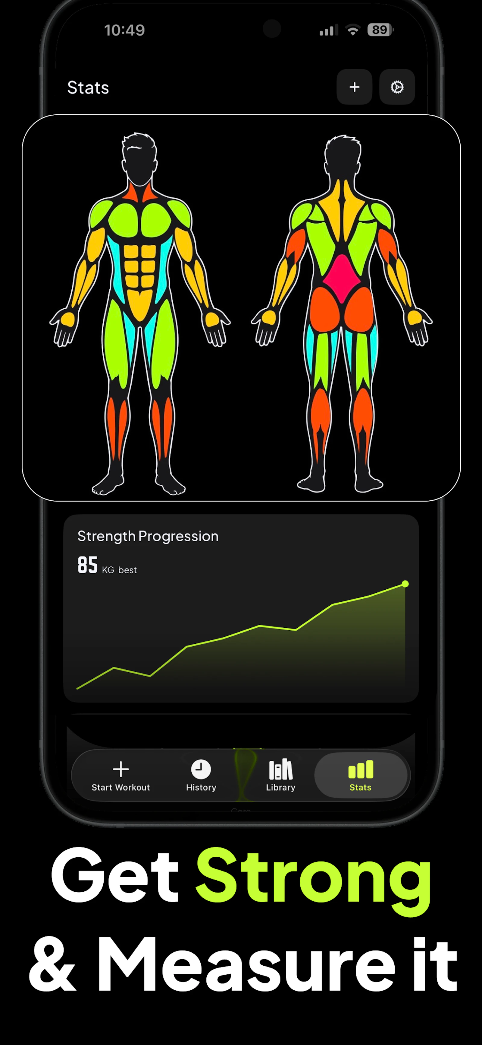 WorkoutStack: Get Stronger & measure it screenshot 4