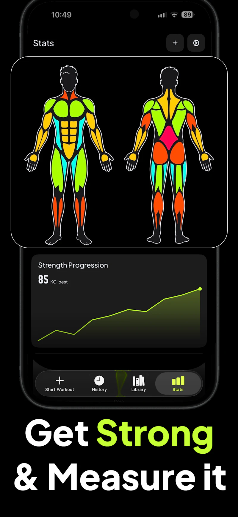 WorkoutStack: Get Stronger & measure it screenshot 4