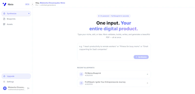 Nixio — Build Faster. Ship Smarter. screenshot 2
