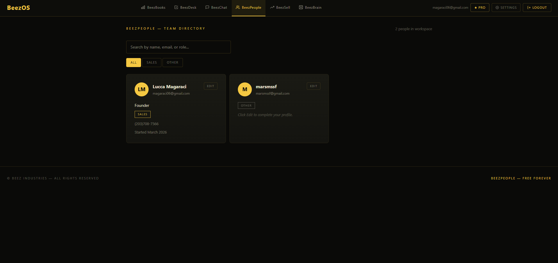 BeezOS — Free Business Operating System gallery image