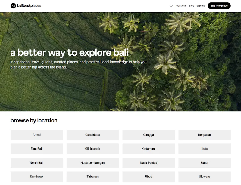 balibestplaces screenshot 1