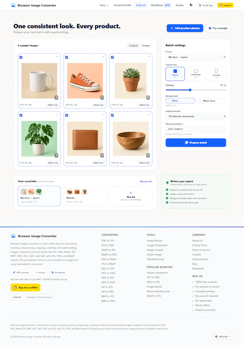 Browser Image Converter screenshot 5