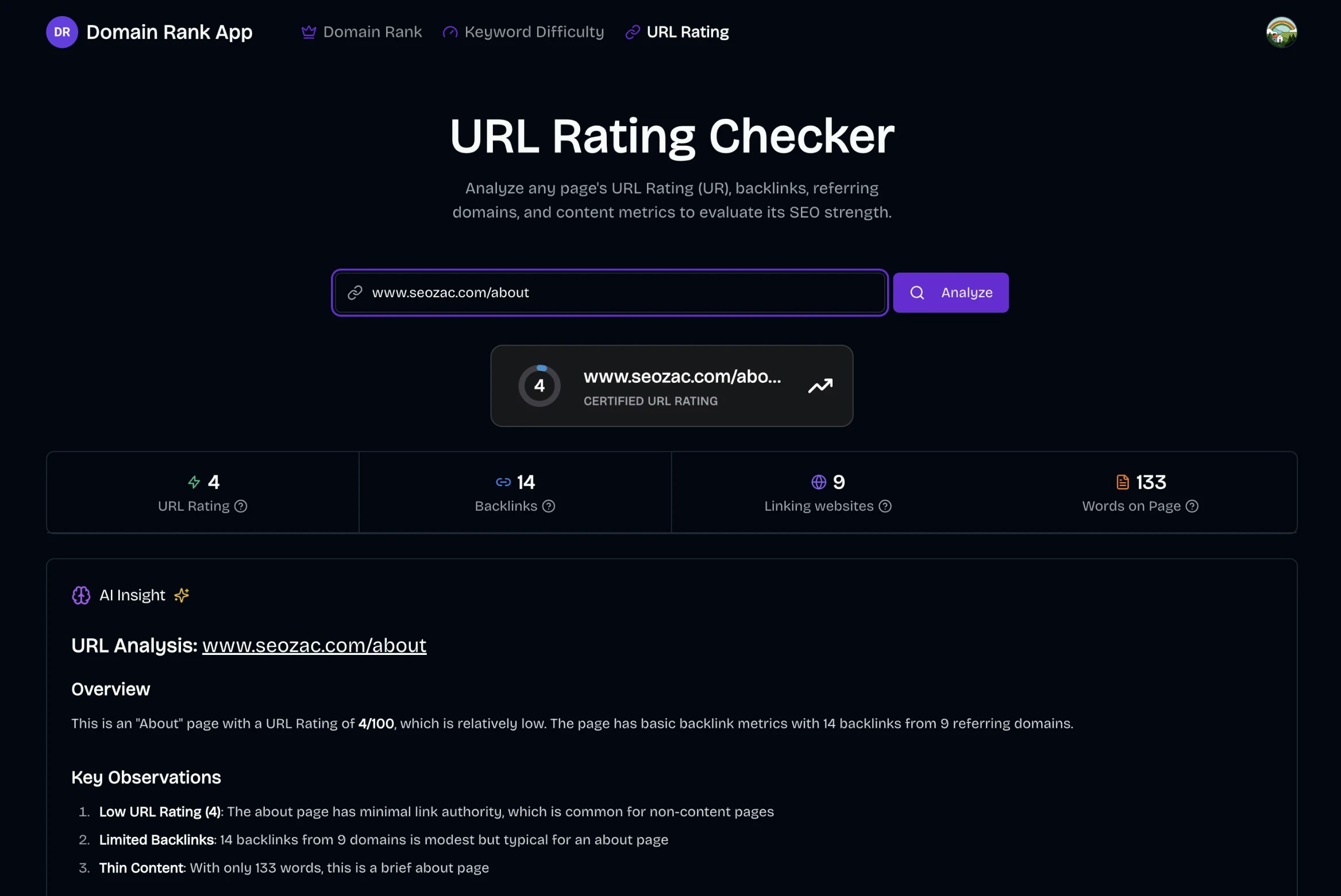 Domain Rank App screenshot 4