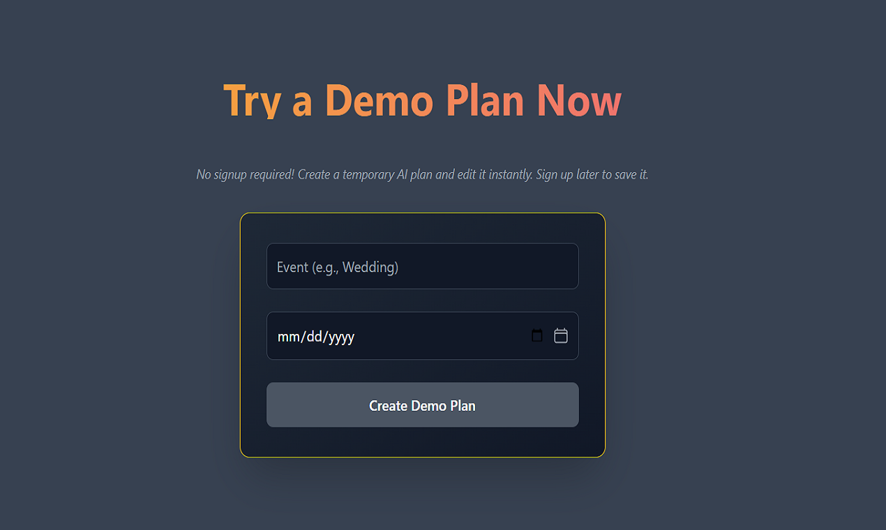 Reverse My Plan gallery image