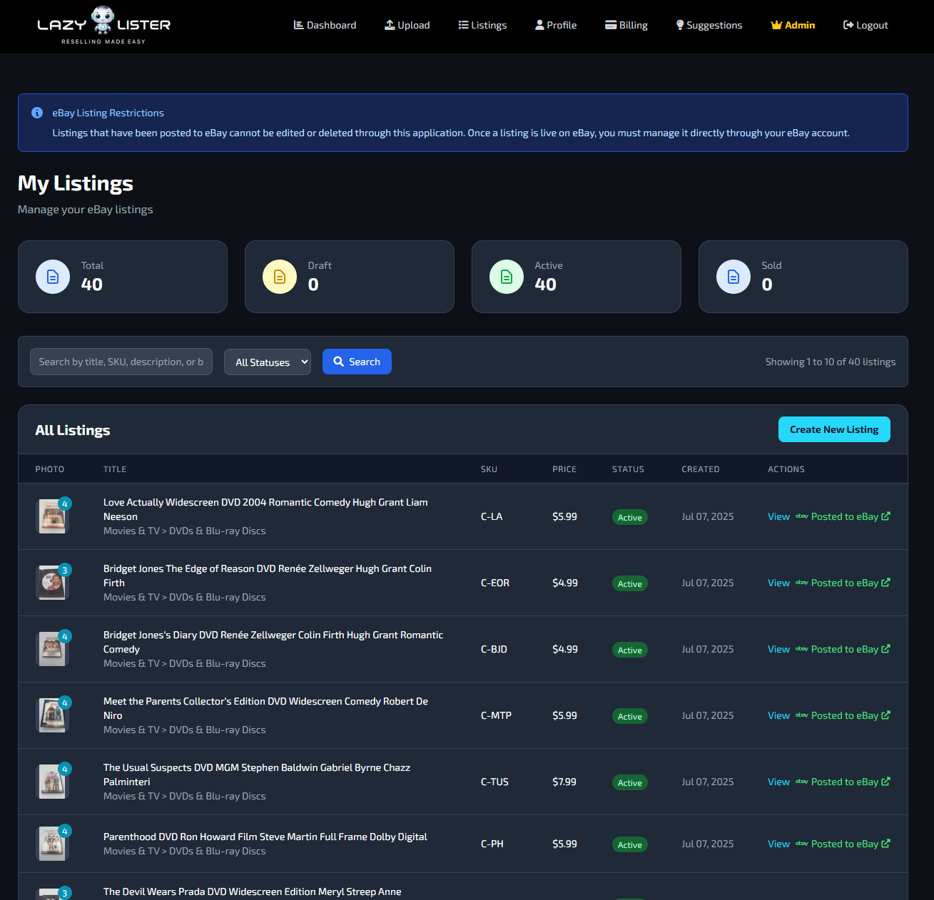 LazyLister.net media 5