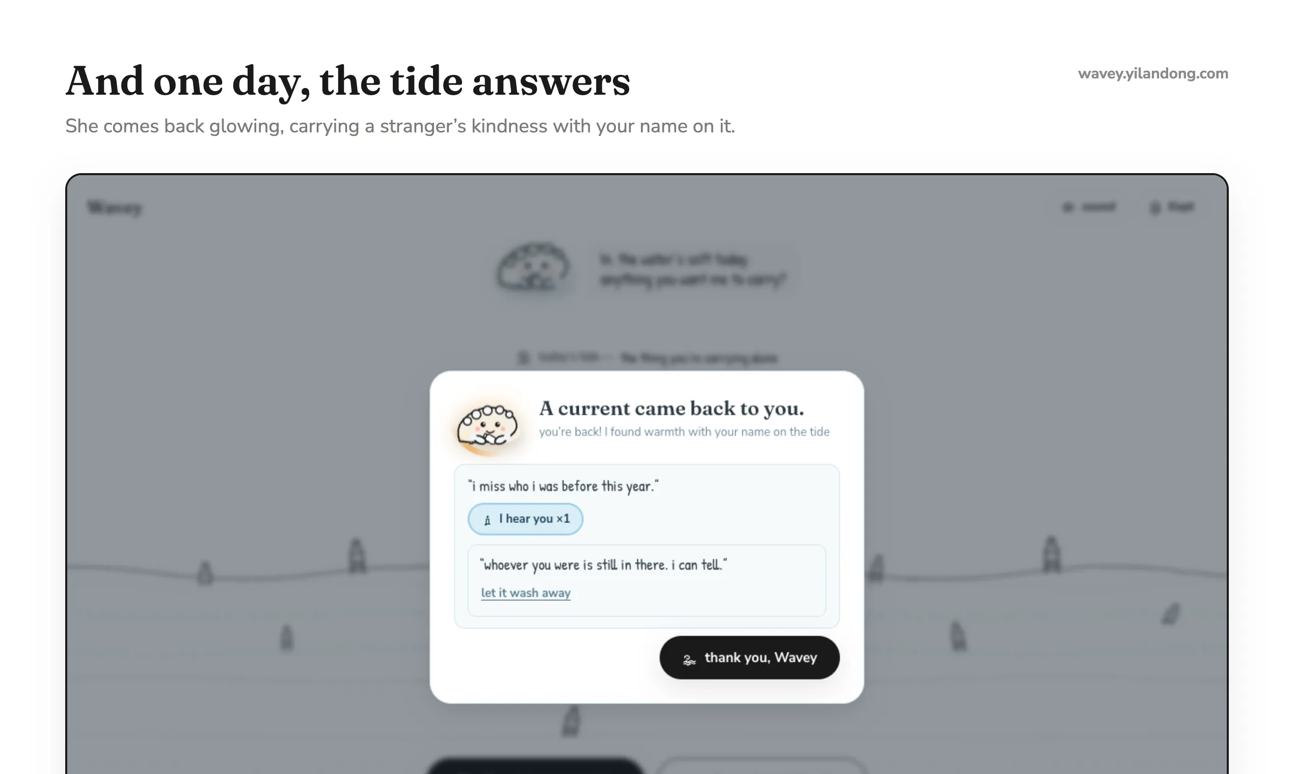 Wavey: give the sea what you can't say gallery image