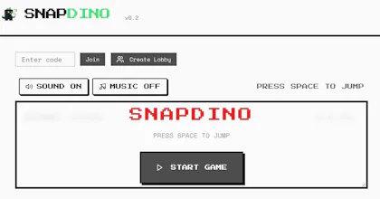 SnapDino: Now Dino can Double Jump gallery image