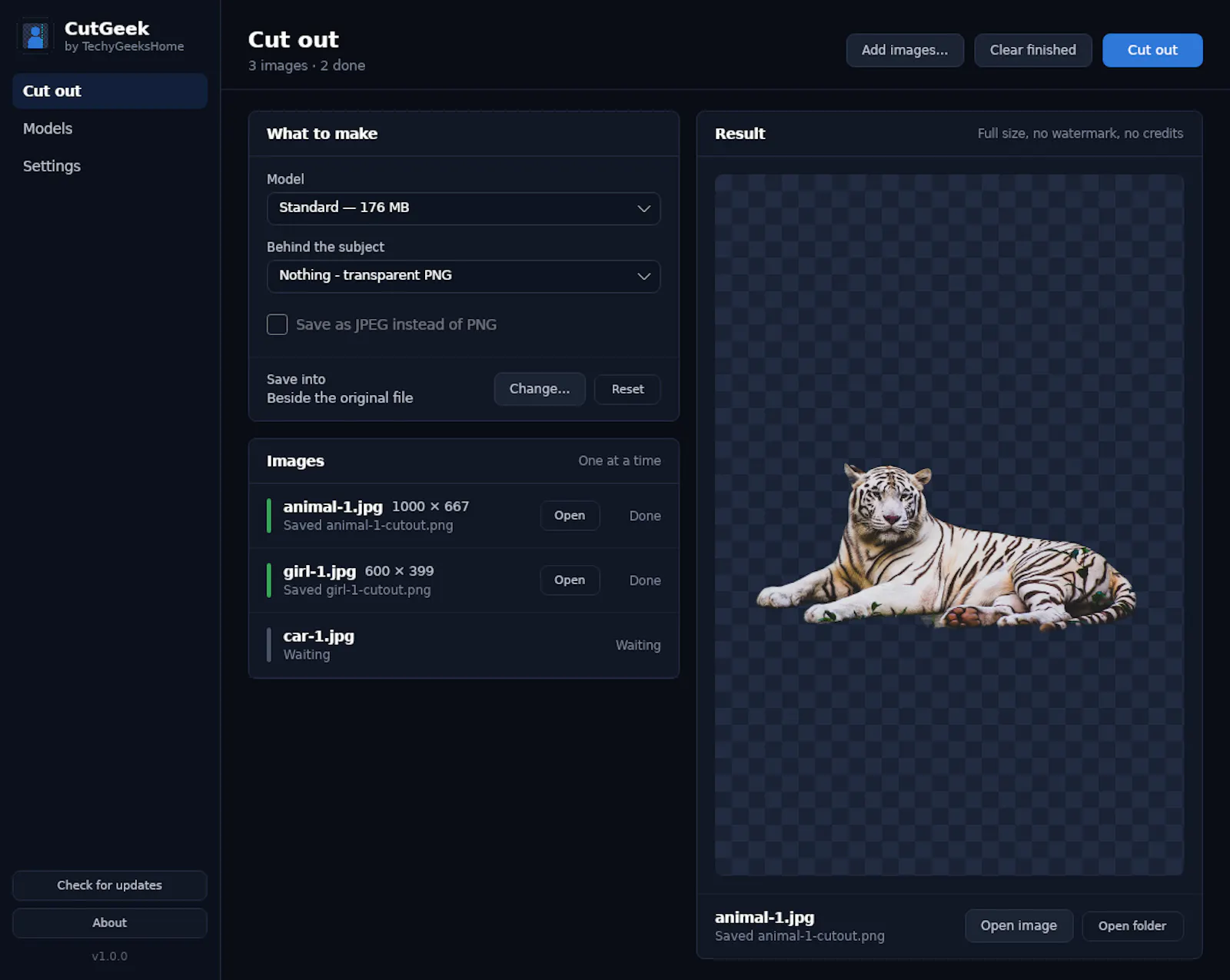 CutGeek screenshot 2