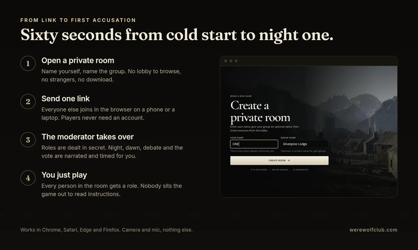 Werewolf Club screenshot 2