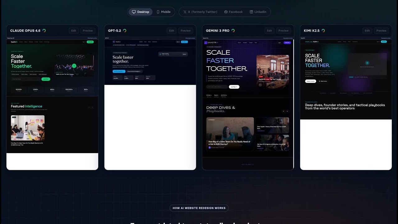 AI Website Redesign by Shuffle gallery image