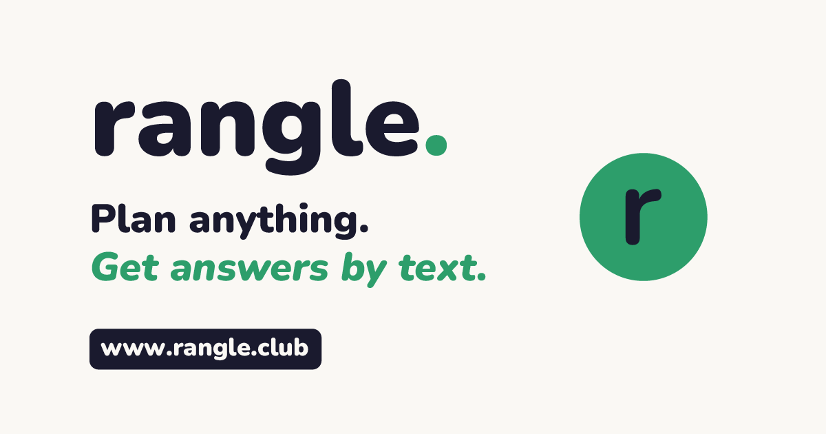 Rangle — Plan anything by text. gallery image