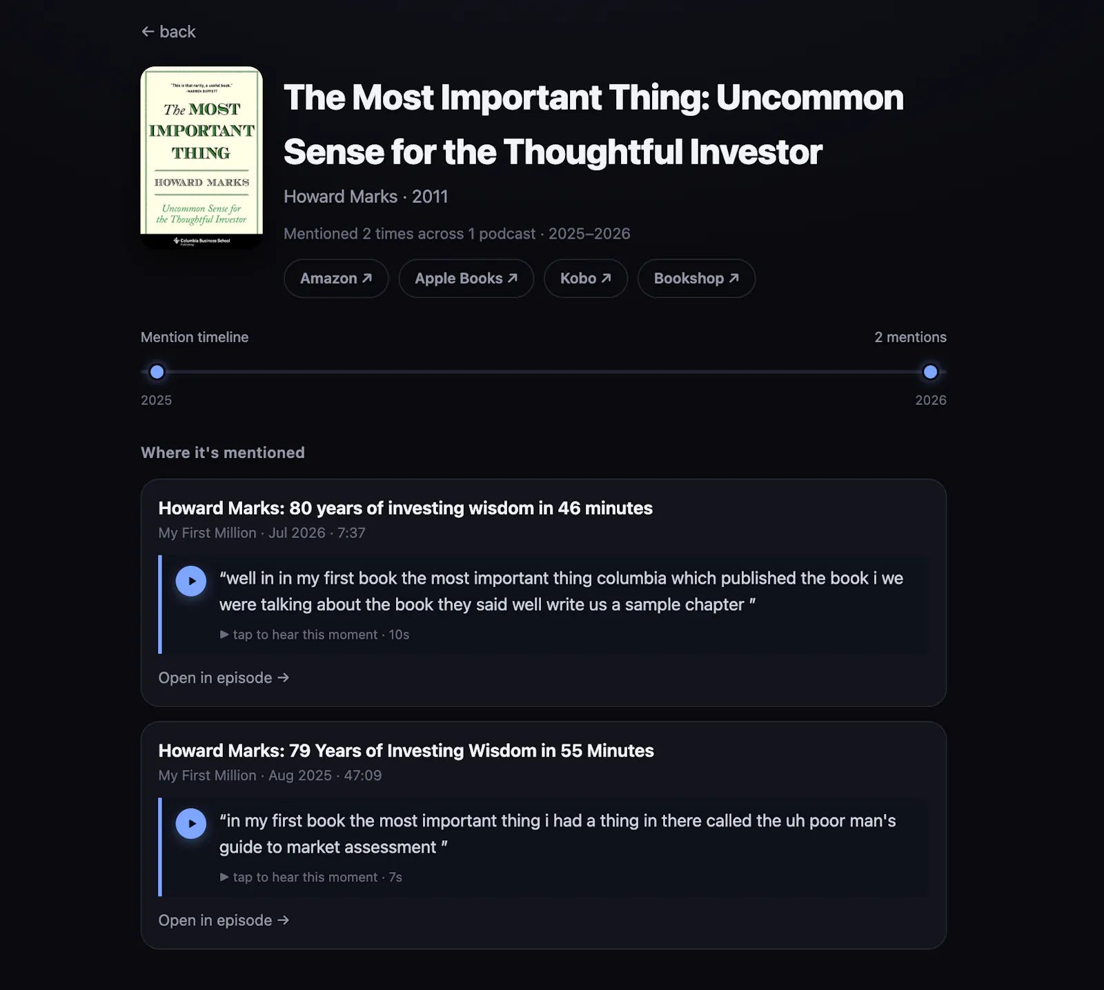 Bookmenti screenshot 3
