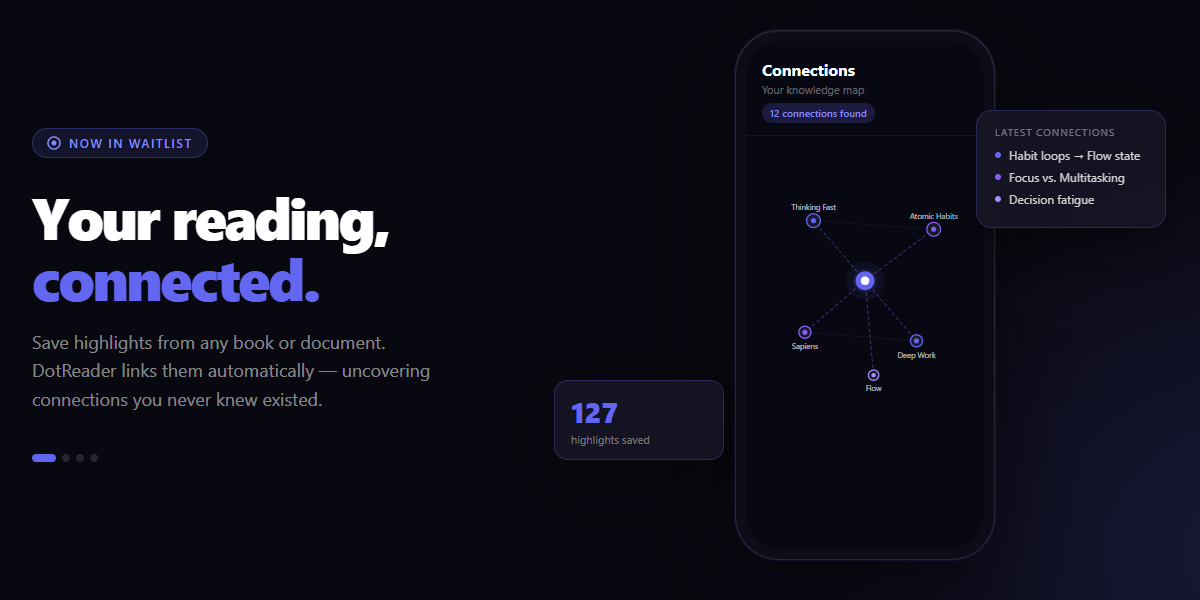 DotReader — Your reading, connected gallery image
