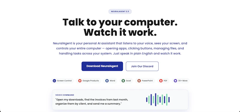 NeuralAgent 2.5 screenshot 2