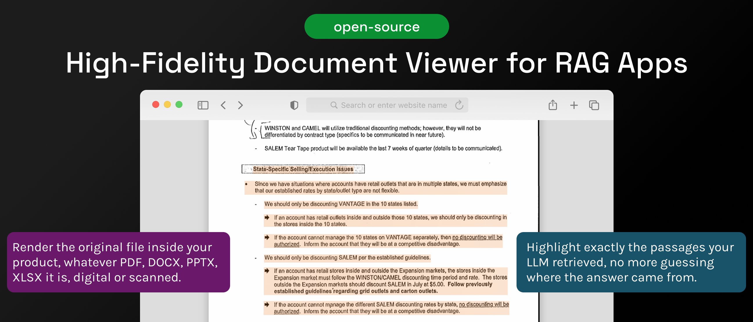 Rag Document Viewer - Высококачественная просмотра документов для тряпичных приложений медиа 1