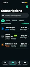 MeterMint Subscription Tracker gallery image