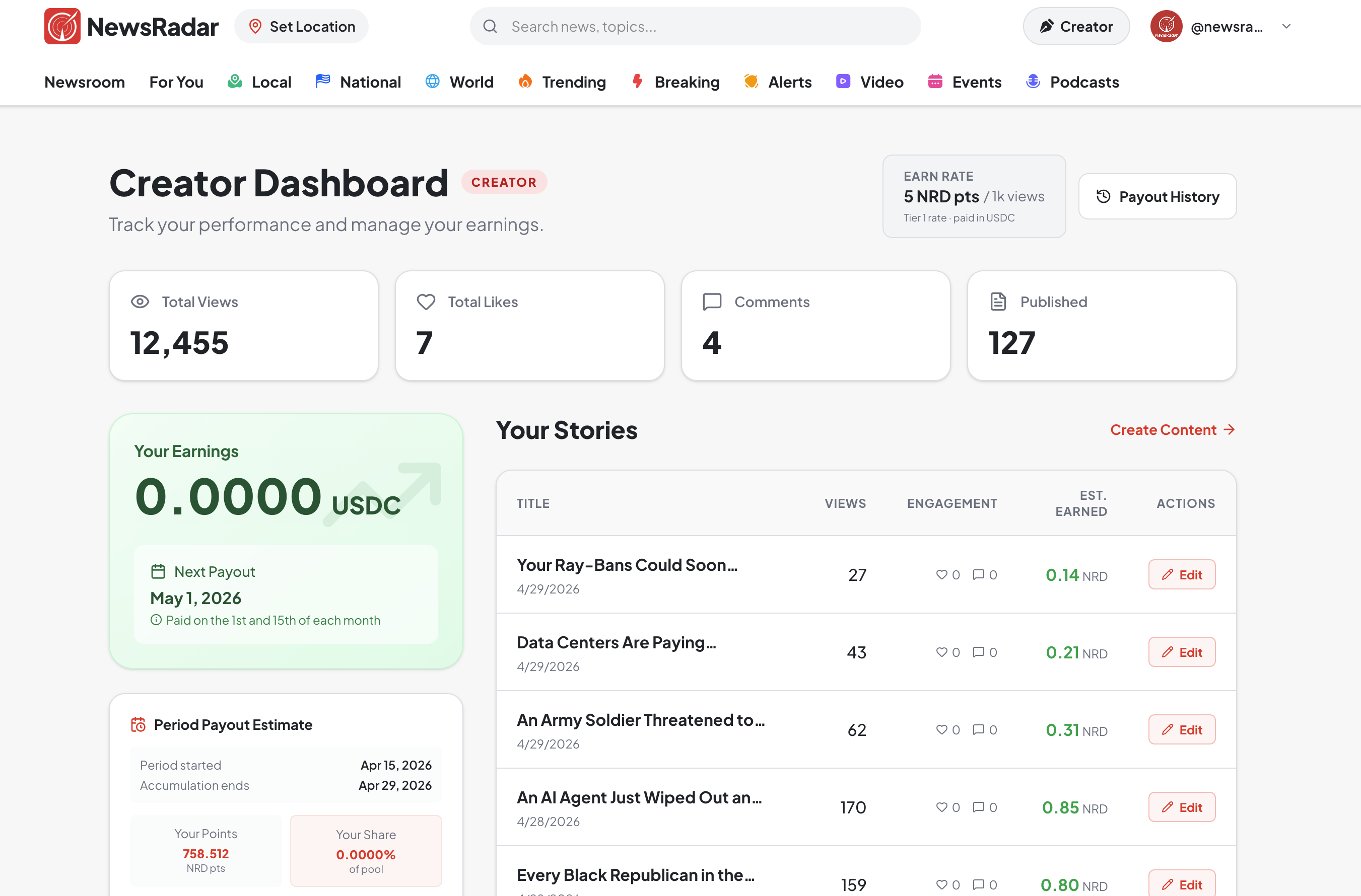 NewsRadar gallery image