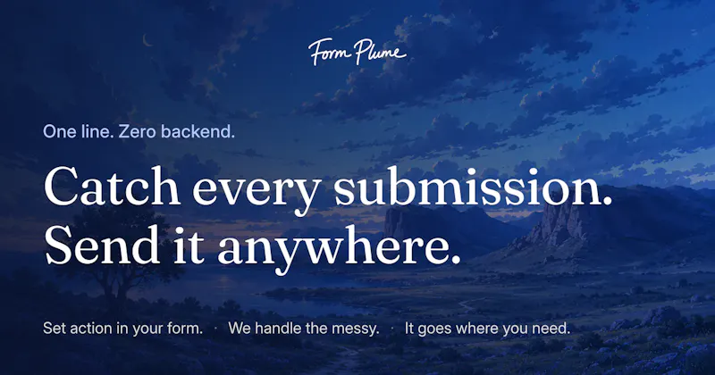 Form Plume screenshot 1