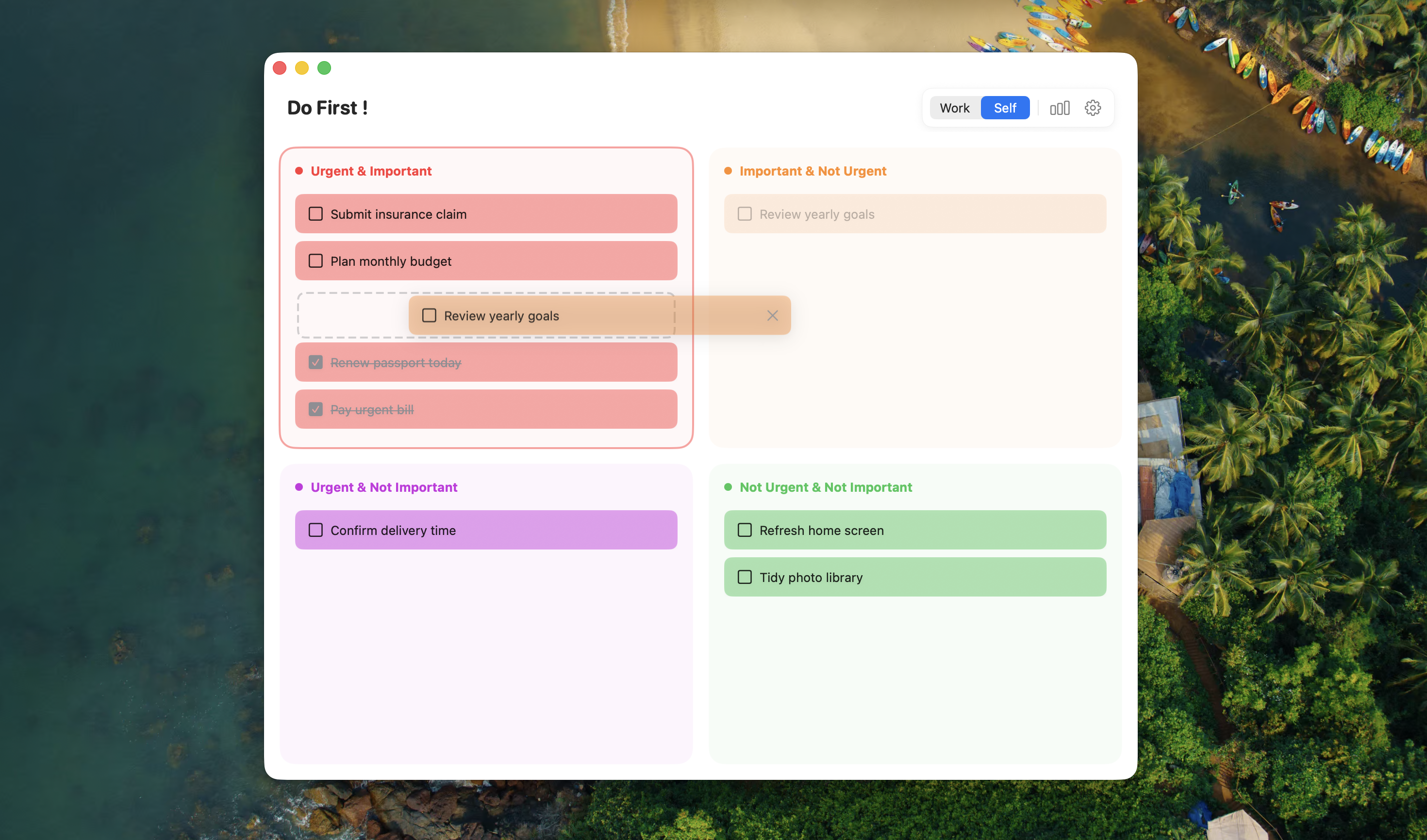 Do First - Screenshot 2 showing product features and functionality
