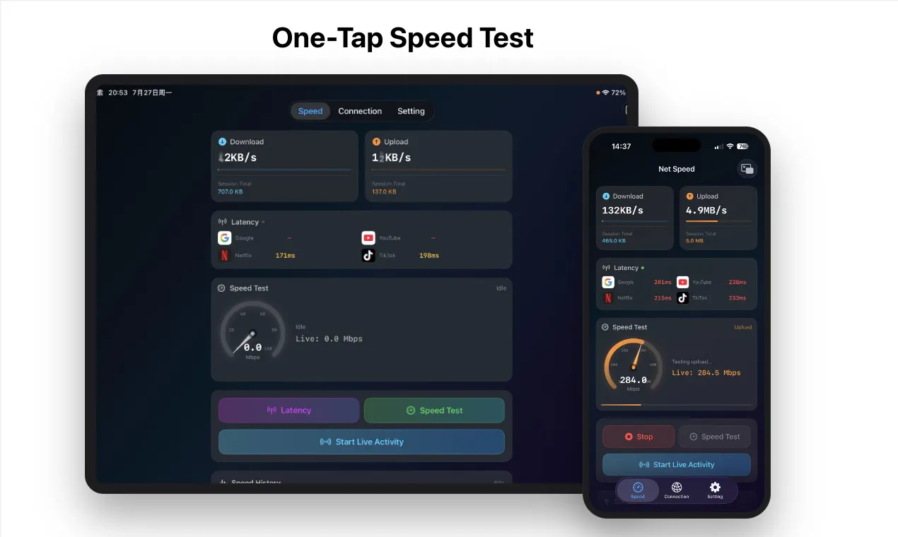 NetSpeed - Live Monitor gallery image