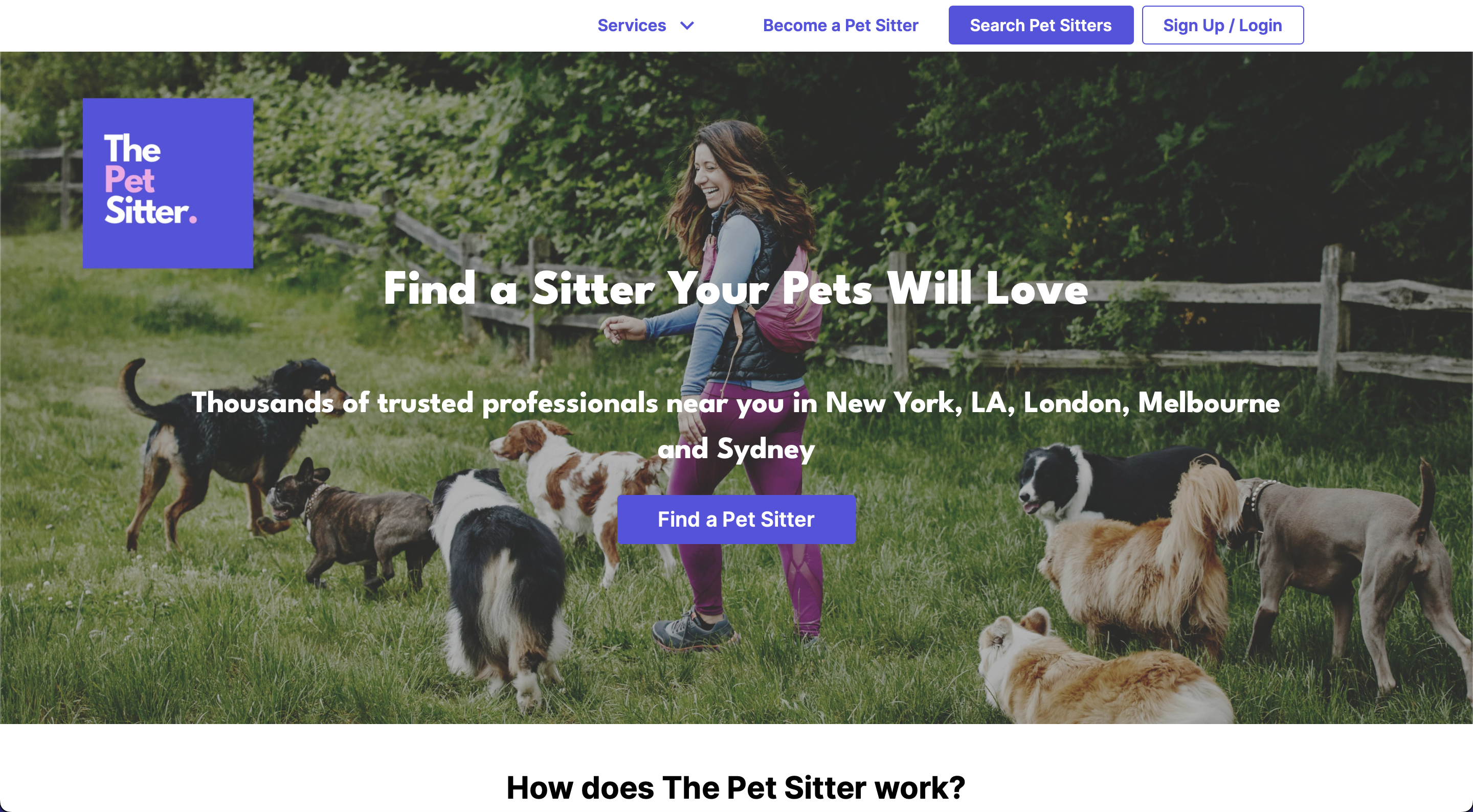 startuptile The Pet Sitter-Find a Sitter Your Pets Will Love