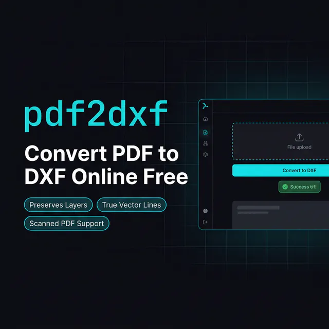 pdf2dxf 제품 배너