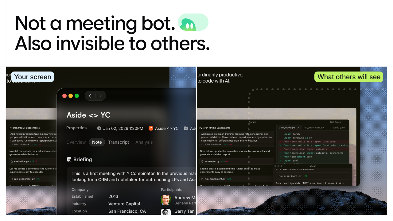 Aside - Screenshot 4 showing product features and functionality