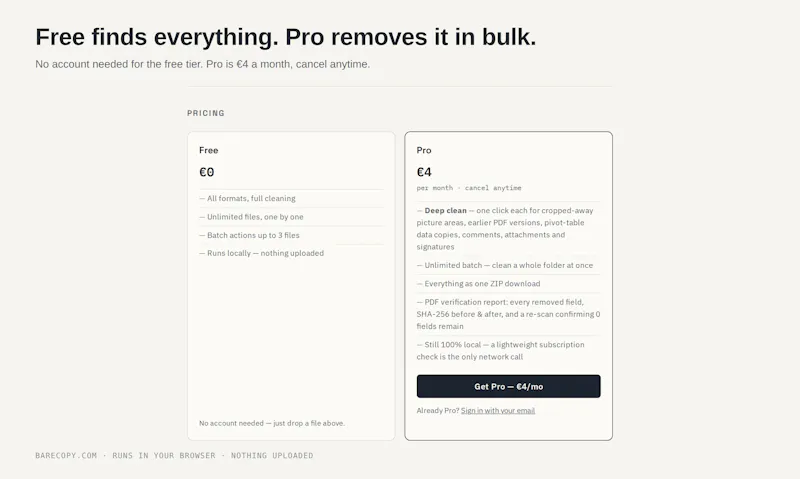 Barecopy screenshot 3
