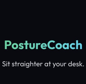 PostureCoach - Product Hunt launch logo and brand identity